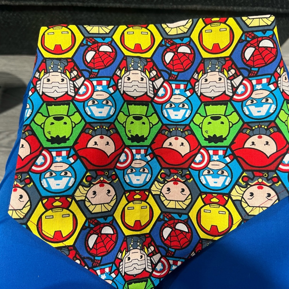 Superhero Dog Bib Size L